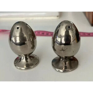 Vintage 2 Piece Sterling Silver Shakers Salt & Pepper Set
